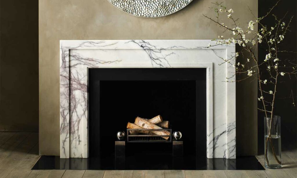 Fireplace Design: Chesneys contemporary Manhattan mantel