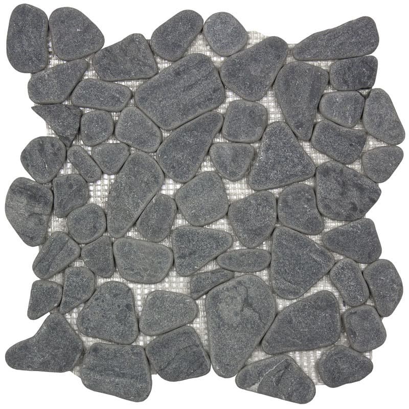 Erthcoverings Blustone Pebble Stone Tile Sheets