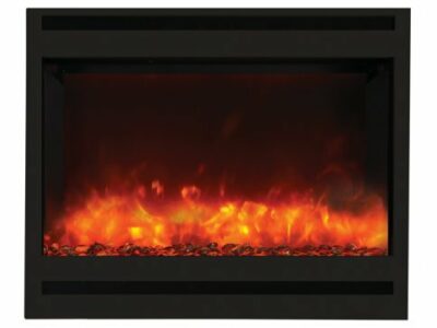 Product Image for Amantii STL-SQ Steel Surround for ZECL-31-3228-STL Fireplace Insert 