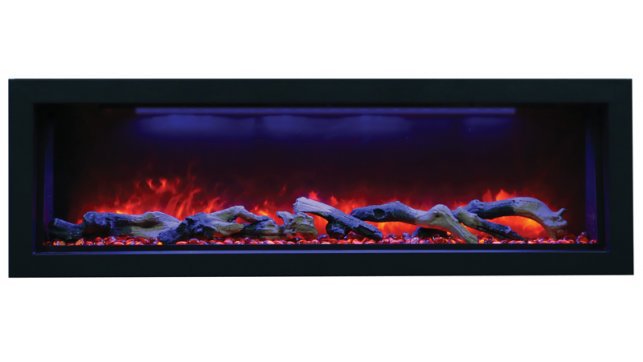 AMANTII BI-50-DEEP ELECTRIC FIREPLACE WITH LOGS