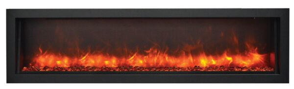 AMANTII BI-60-SLIM INDOOR OUTDOOR ELECTRIC FIREPLACE