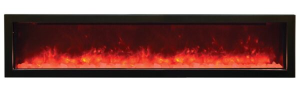 AMANTII BI-72-SLIM BUILT-IN ELECTRIC FIREPLACE INDOOR OUTDOOR