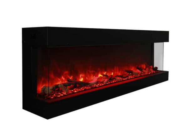 AMANTII 72-TRU-VIEW-XL ELECTRIC FIREPLACE WITH LOGS