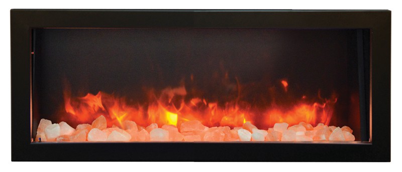 AMANTII BI-40-DEEP BUILT-IN ELECTRIC FIREPLACE INDOOR OUTDOOR