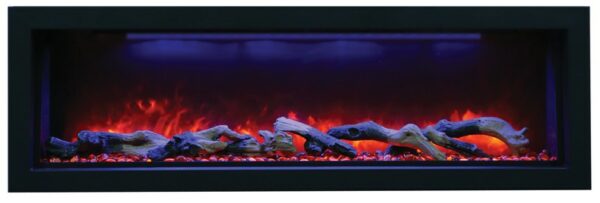 AMANTII BI-50-DEEP BUILT-IN ELECTRIC FIREPLACE WITH LOGS