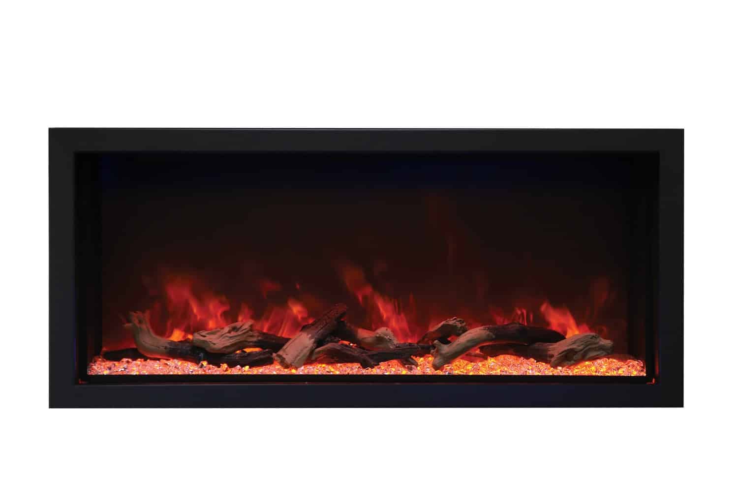 AMANTII BI-50-DEEP-XT BUILT-IN EXTRA-TALL ELECTRIC FIREPLACE WITH LOGS