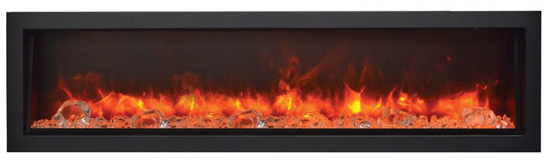AMANTII BI-60-DEEP BUILT-IN ELECTRIC FIREPLACE INDOOR OUTDOOR
