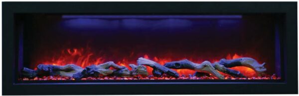 AMANTII BI-88-DEEP BUILT-IN ELECTRIC FIREPLACE WITH LOGS