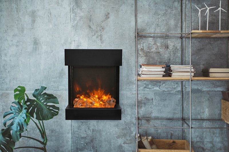Amantii Cube 2025WM Tru-View Smart 3-sided electric fireplace Stylish  Fireplaces