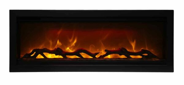 AMANTII SYM-42 WITH OLD-STYLE LOGS AND YELLOW FLAMES
