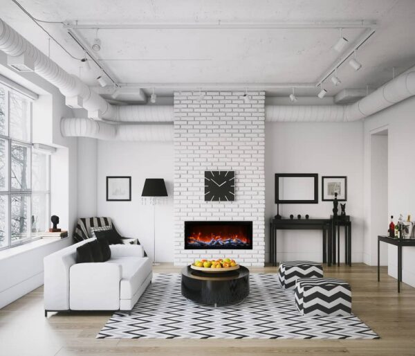 AMANTII SYM-50-XT IN WHITE LOFT LIVING ROOM