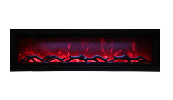 AMANTII SYM-60 WITH OLD-STYLE LOGS AND RED FLAMES