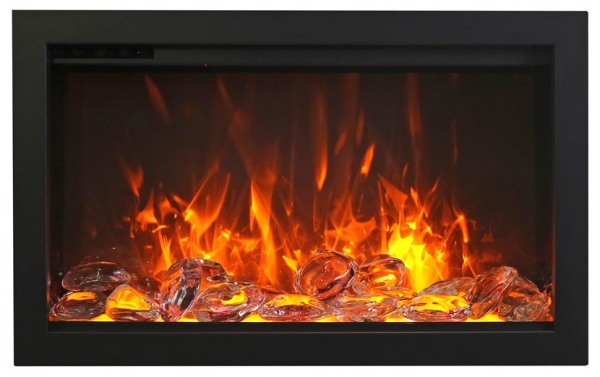 AMANTII TRD-30 ELECTRIC FIREPLACE WITH ICE CHUNKS