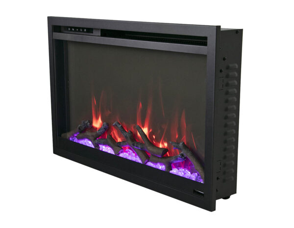 AMANTII TRD-33-XS EXTRA-SLIM ELECTRIC INSERT WITH LOGS
