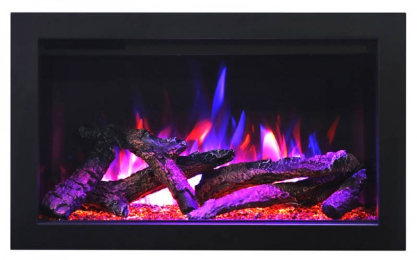 AMANTII TRD-33 TRADITONAL INSERT WITH OAK LOGS