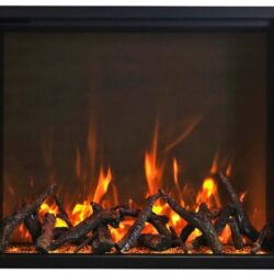 AMANTII TRD-48 FIREPLACE INSERT WITH DRIFTWOOD