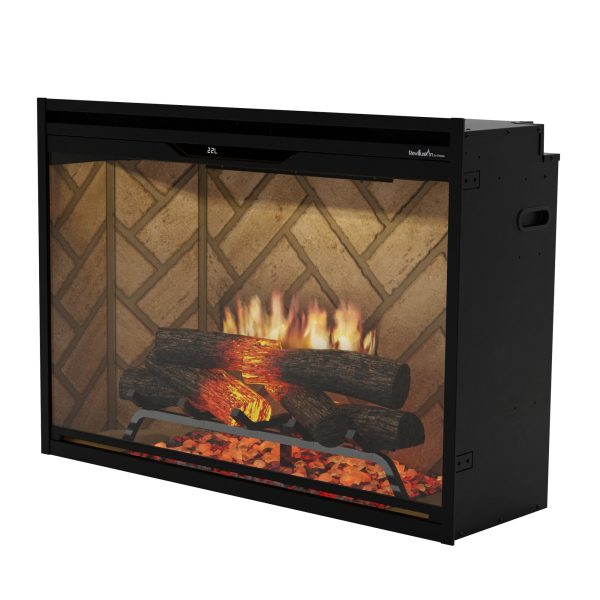 Dimplex REV36-HB Revillusion insert with Herringbone Brick