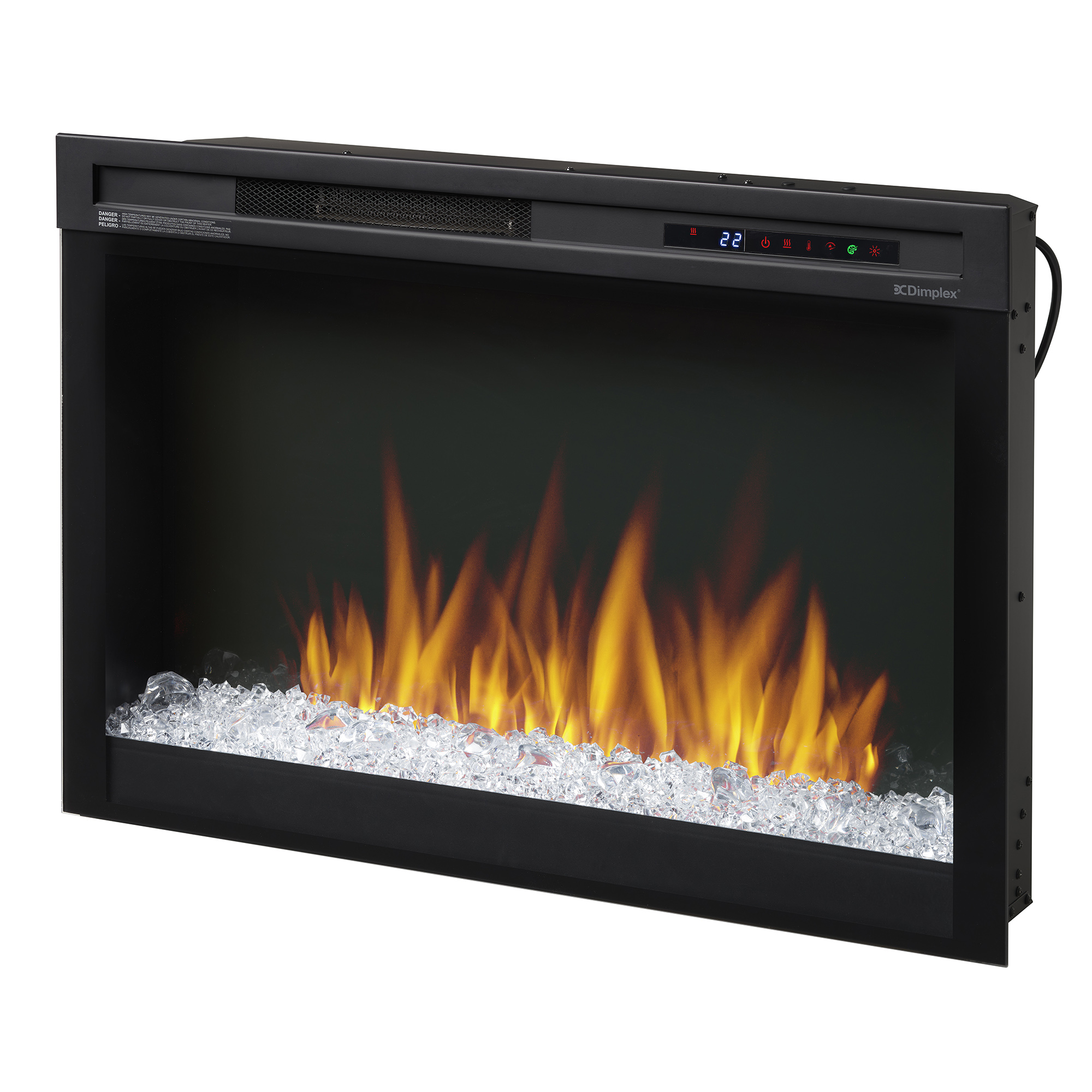 DIMPLEX XHD33G ELECTRIC FIREPLACE INSERT WITH CRYSTALS