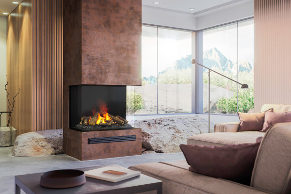 Faber e-Matrix Electric Fireplace insert - 3-sided FEF3226L3 | Stylish  Fireplaces