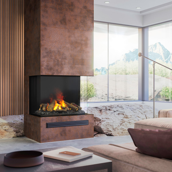 Faber e-Matrix Electric Fireplace insert - 3-sided FEF3226L3 | Stylish  Fireplaces