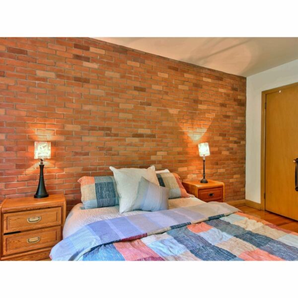 IMPEX KINGSTON BRICK VENEER IN BEDROOM