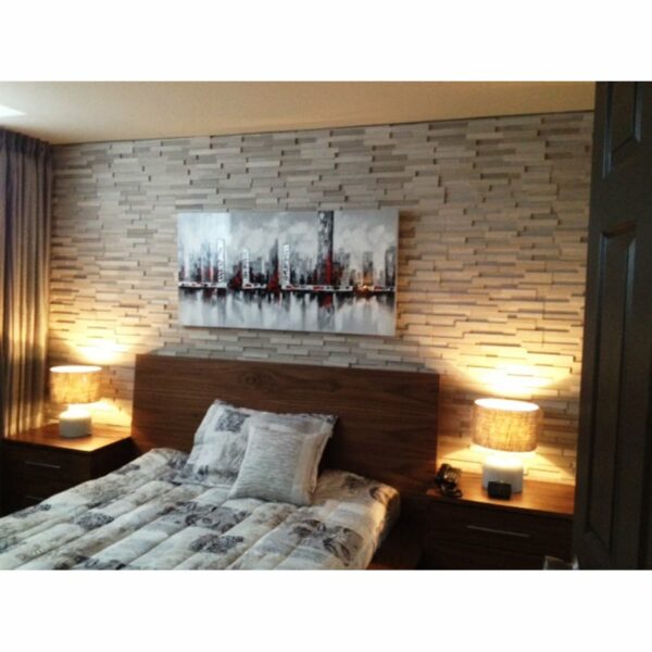 IMPEX GRIFFON STONE ON BEDROOM WALL