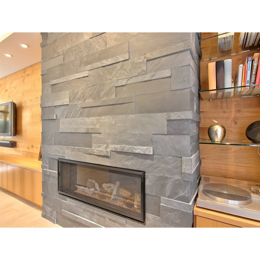 IMPEX MACKENZIE STONE ON FIREPLACE WALL