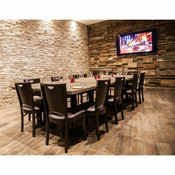 IMPEX MEDITERRANEAN STONE ON RESTAURANT WALL