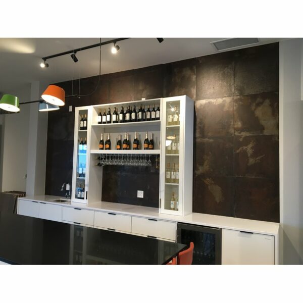 IMPEX ORBIT METAL WALL TILES IN BAR