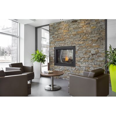 IMPEX SAVOY STONE ON FIREPLACE WALL