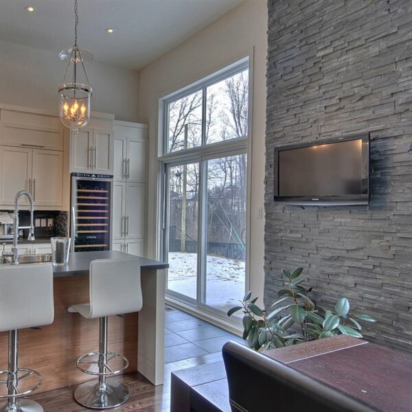 IMPEX TOKYO STONE WALL IN KITCHEN