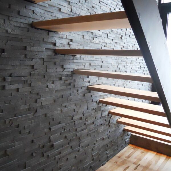 IMPEX TOKYO STONE WALL IN STAIRWELL