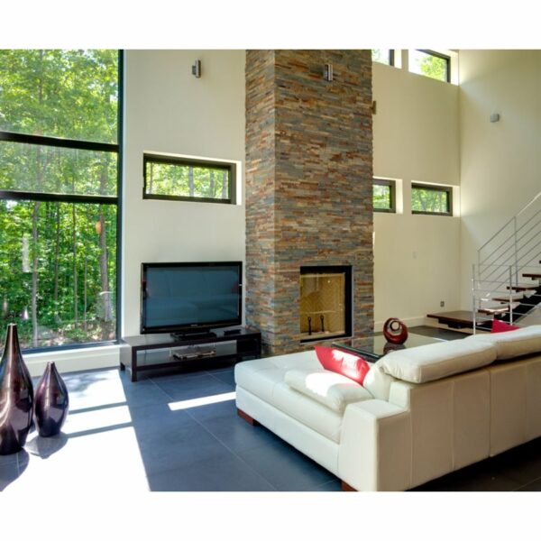 IMPEX VOLCANO STONE FIREPLACE WALL