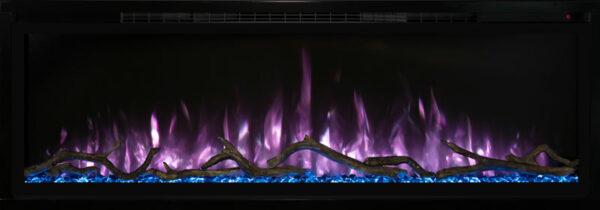 MODERN FLAMES SPECTRUM SLIMLINE SPS-50B WITH PURPLE FLAMES