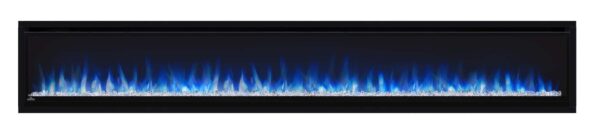 NAPOLEON ALLURAVISION NEFL100CHD WITH CRYSTALS AND BLUE FLAMES
