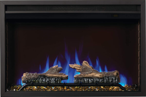 NAPOLEON CINEVIEW INSERT WITH LOGS AND BLUE FLAMES