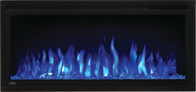 NAPOLEON ENTICE NEFL36CFH LINEAR ELECTRIC FIREPLACE WITH BLUE FLAMES