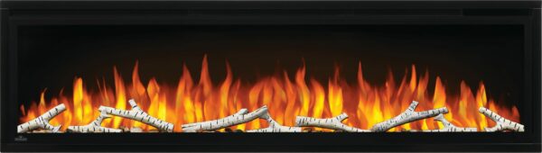 NAPOLEON ENTICE NEFL60CFH WITH ORANGE FLAMES + BIRCH LOGS