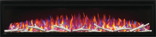 NAPOLEON ENTICE NEFL72CFH WITH MULTI-COLOURED FLAMES + BIRCH