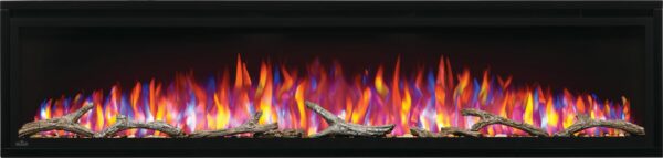 NAPOLEON ENTICE NEFL72CFH WITH MULTI-COLOURED FLAMES & DRIFTWOOD
