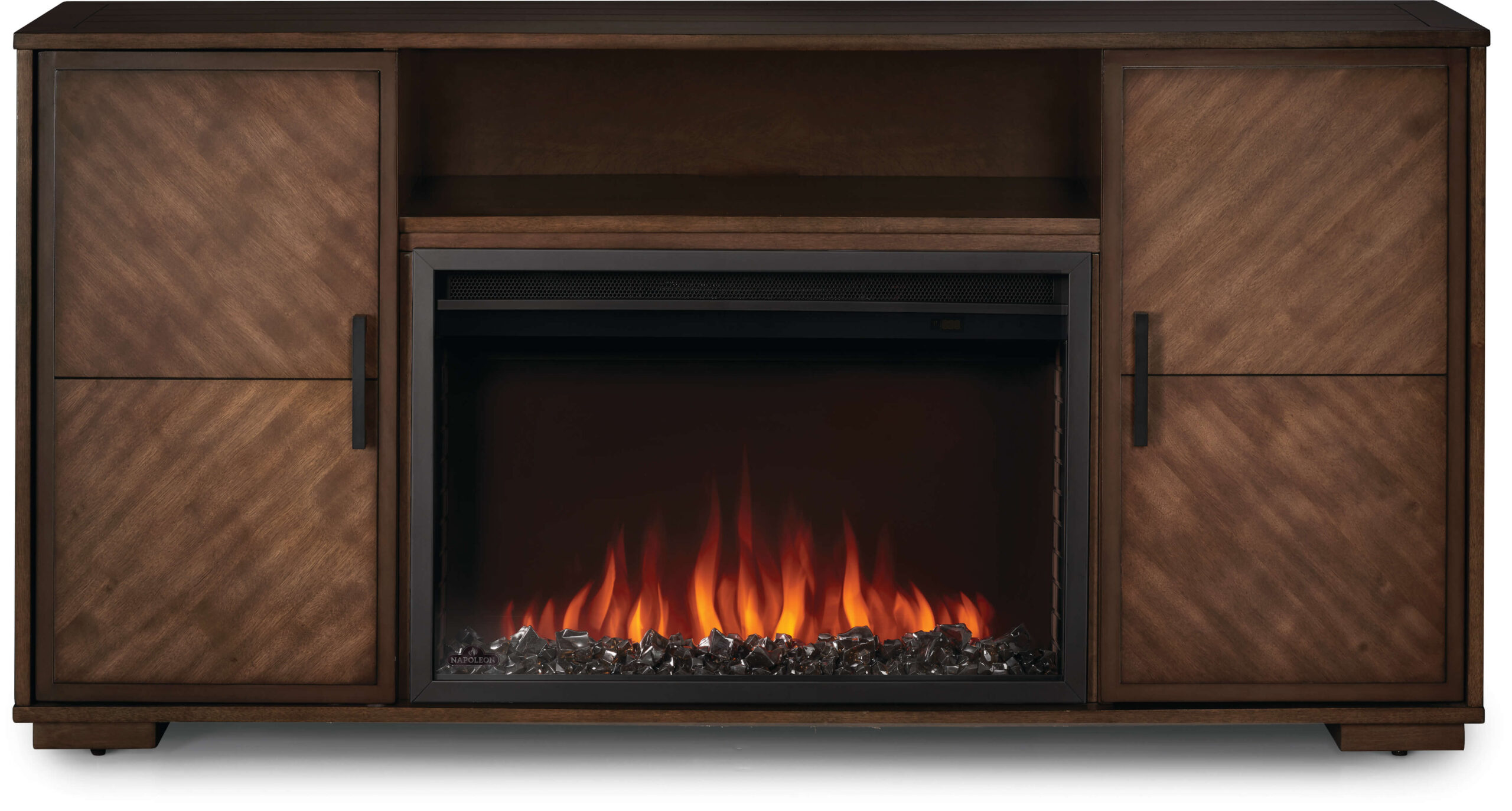 NAPOLEON HAYWORTH NEFP30-3620RLB MEDIA CABINET WITH CINEVIEW ELECTRIC FIREPLACE