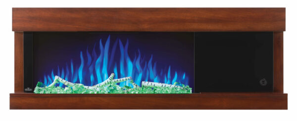 NAPOLEON STYLUS STEINFELD NEFP32-5320BW WITH BLUE FLAMES, LOGS AND CRYSTALS