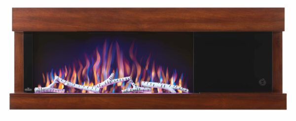 NAPOLEON STYLUS STEINFELD NEFP32-5320BW WITH MULTI-COLOURED FLAMES, LOGS AND CRYSTALS