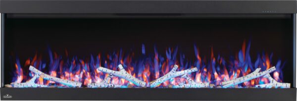 NAPOLEON TRIVISTA PICTURA NEFL50H-3SV WITH BIRCH AND MULTI-COLOURED FLAMES