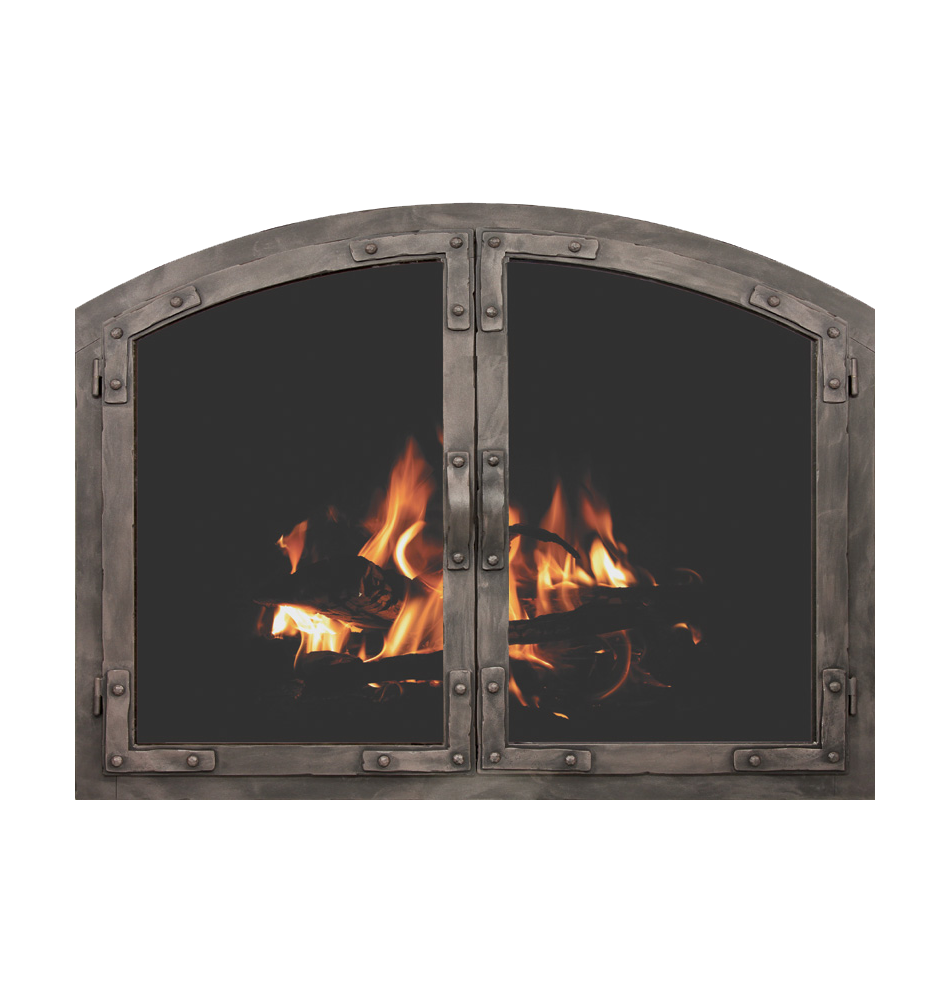 STOLL ARCHED FIREPLACE DOORS OLD WORLD