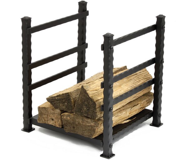 STOLL FIREPLACE LOG HOLDER BLACKSMITH