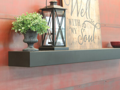 Product Image for Stoll metal mantel shelf - 36x4x6 