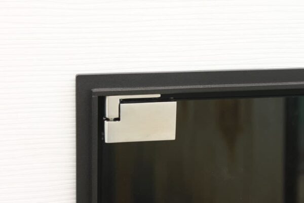 STOLL ELITE THINLINE FIREPLACE DOOR HINGE DETAIL