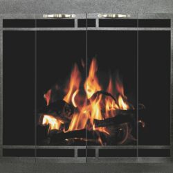 Stoll Essentials Columbia fireplace door | Stylish Fireplaces