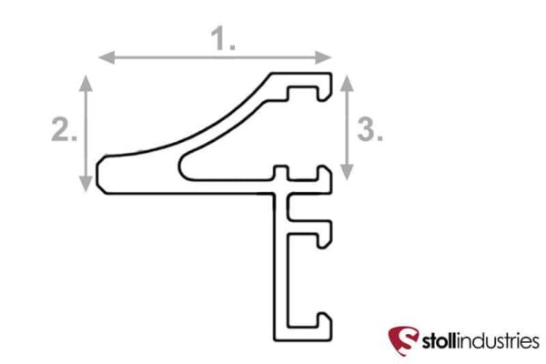 STOLL ARCADIA FIREPLACE DOOR FRAME DRAWING
